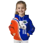 custom florida gators peeking snoopy blue hoodie best selling