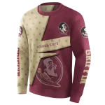 custom florida state seminoles abstract shape garnet hoodie best selling