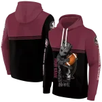 custom florida state seminoles baby groot garnet black hoodie best selling