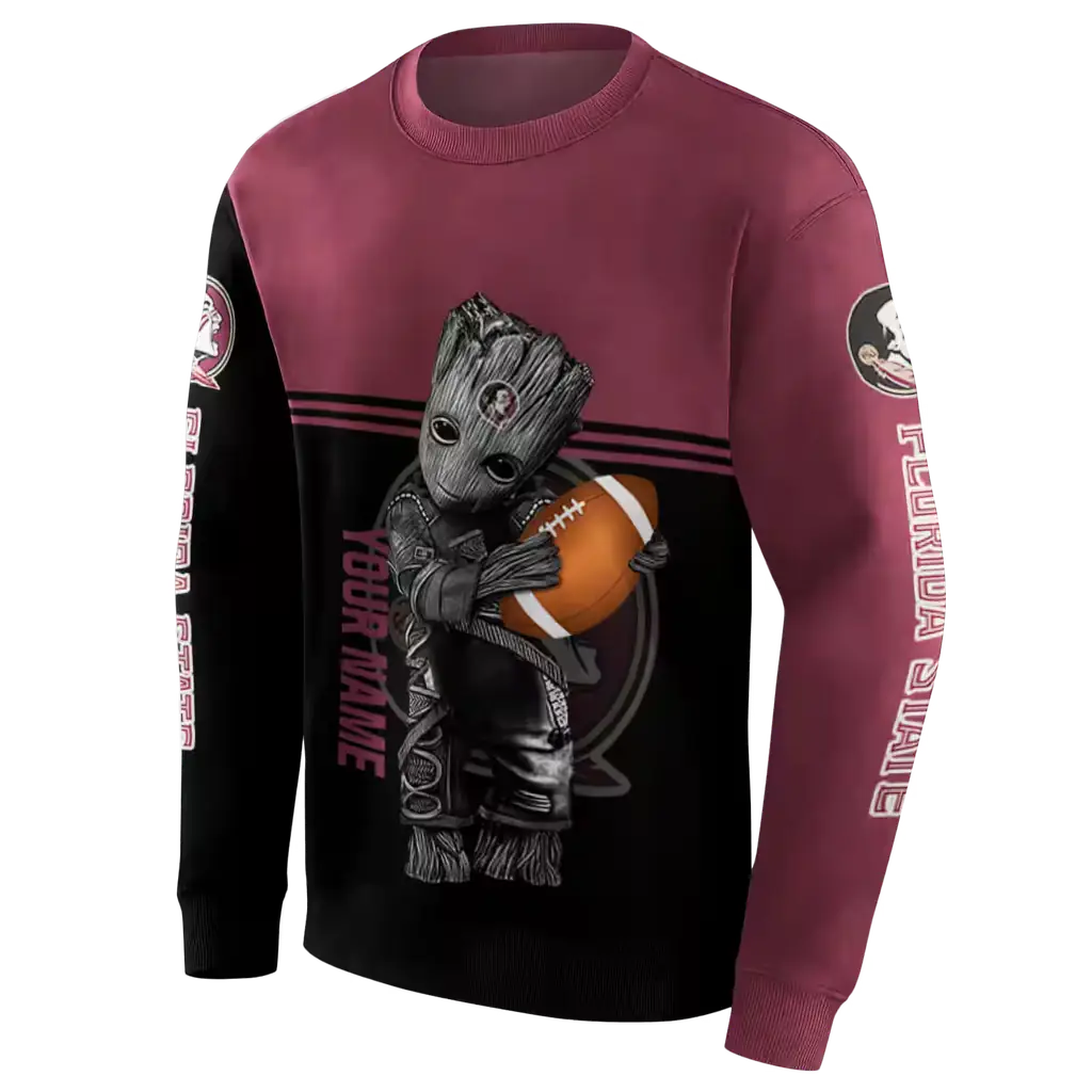 custom florida state seminoles baby groot garnet black hoodie new arrival custom florida state seminoles baby groot garnet black hoodie new arrival