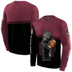 custom florida state seminoles baby groot garnet black hoodie best selling