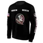 custom florida state seminoles punisher skull black hoodie best selling