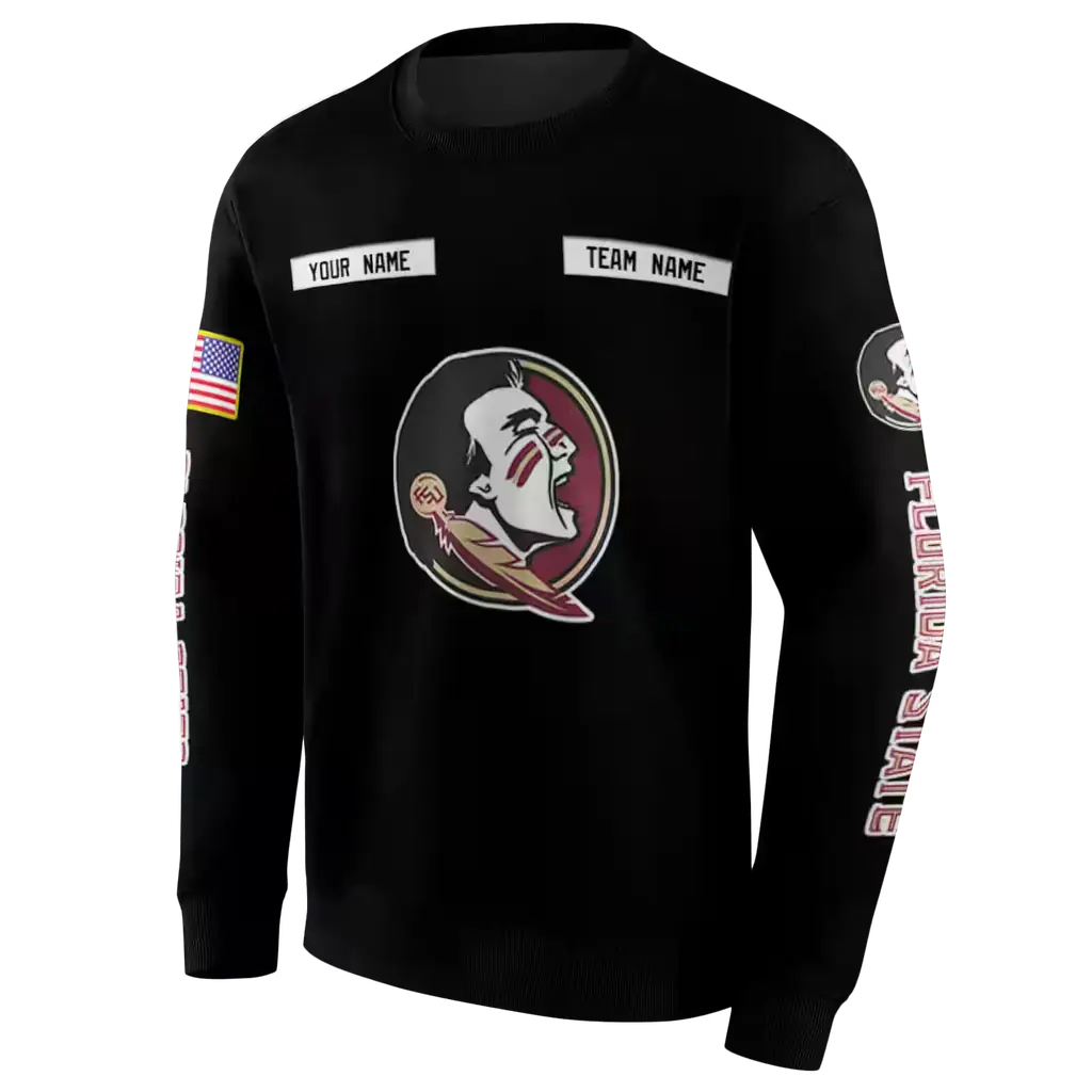 custom florida state seminoles punisher skull black hoodie new arrival custom florida state seminoles punisher skull black hoodie new arrival