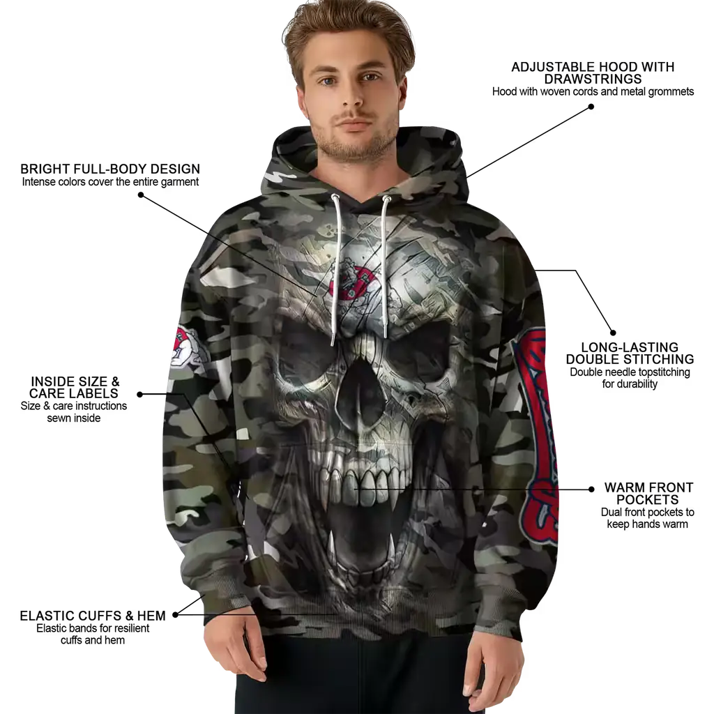 custom fresno state bulldogs camo skull hoodie latest model custom fresno state bulldogs camo skull hoodie latest model