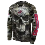 custom fresno state bulldogs camo skull hoodie best selling