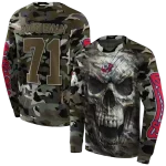 custom fresno state bulldogs camo skull hoodie best selling