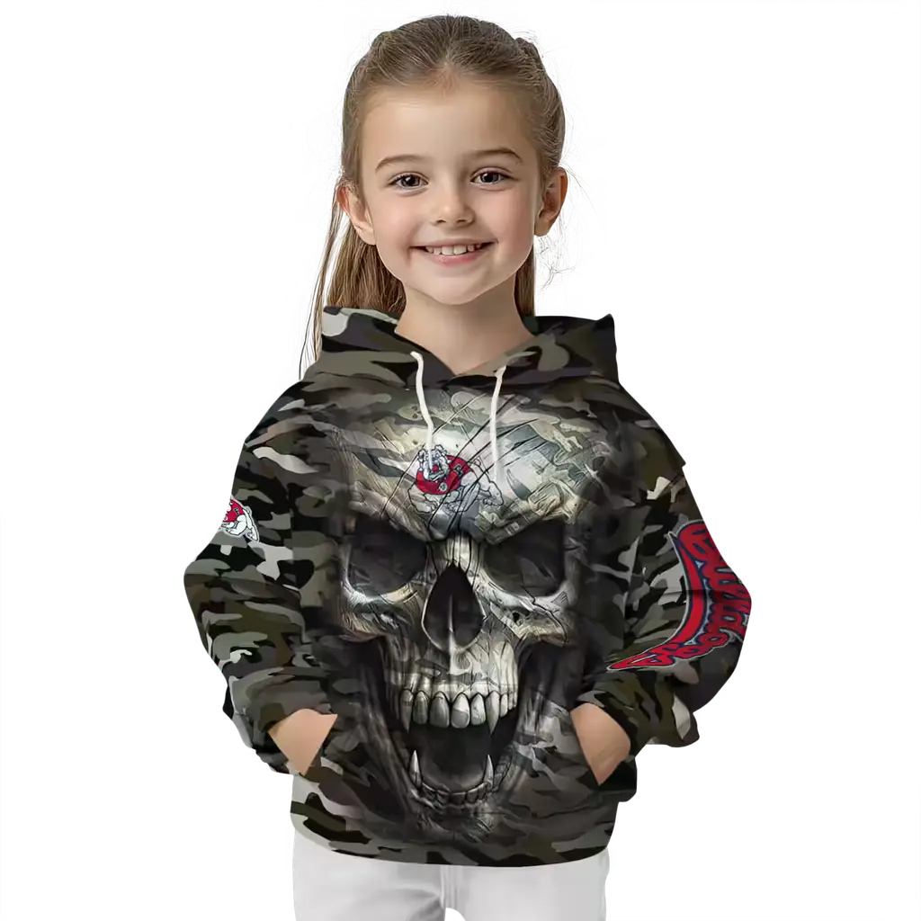 custom fresno state bulldogs camo skull hoodie top rated custom fresno state bulldogs camo skull hoodie top rated