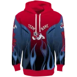 custom fresno state bulldogs flame design red hoodie best selling