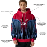 custom fresno state bulldogs flame design red hoodie best selling