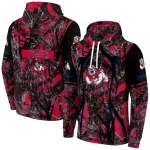 custom fresno state bulldogs hunting theme red black hoodie best selling