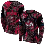 custom fresno state bulldogs hunting theme red black hoodie best selling