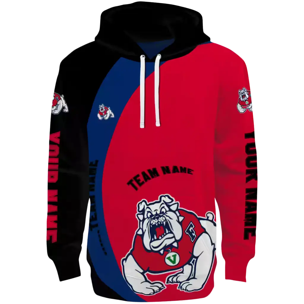custom fresno state bulldogs minimalist design red black hoodie best selling custom fresno state bulldogs minimalist design red black hoodie best selling