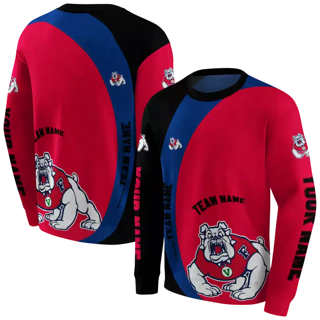 custom fresno state bulldogs minimalist design red black hoodie premium grade custom fresno state bulldogs minimalist design red black hoodie premium grade