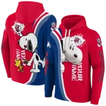 custom fresno state bulldogs peeking snoopy red hoodie best selling