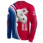 custom fresno state bulldogs peeking snoopy red hoodie best selling