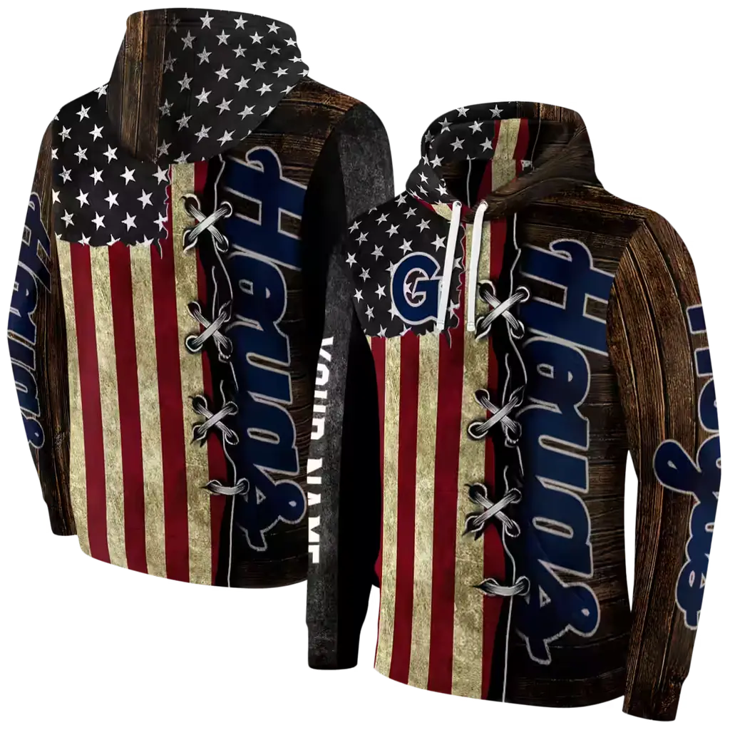 custom georgetown hoyas american pride hoodie fashion forward custom georgetown hoyas american pride hoodie fashion forward