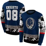 custom georgetown hoyas grateful vibes blue hoodie best selling