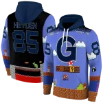 custom georgetown hoyas mario blue black hoodie best selling
