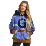 custom georgetown hoyas mario blue black hoodie best selling