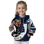 custom georgetown hoyas puzzle pieces blue hoodie best selling