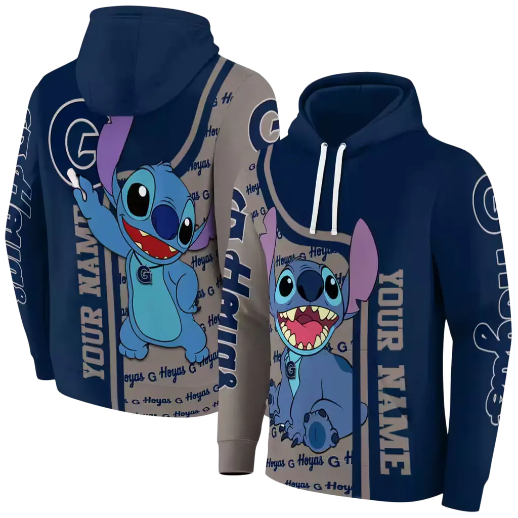 custom georgetown hoyas stitch blue hoodie fashion forward custom georgetown hoyas stitch blue hoodie fashion forward