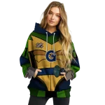 custom georgetown hoyas superhero armor blue green hoodie best selling