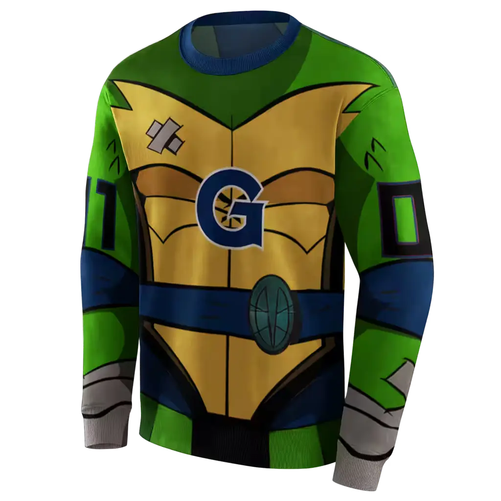 custom georgetown hoyas superhero armor blue green hoodie new arrival custom georgetown hoyas superhero armor blue green hoodie new arrival