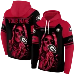 custom georgia bulldogs grim reaper red black hoodie best selling