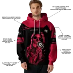 custom georgia bulldogs grim reaper red black hoodie best selling