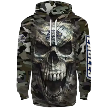 custom georgia southern eagles camo skull hoodie best selling