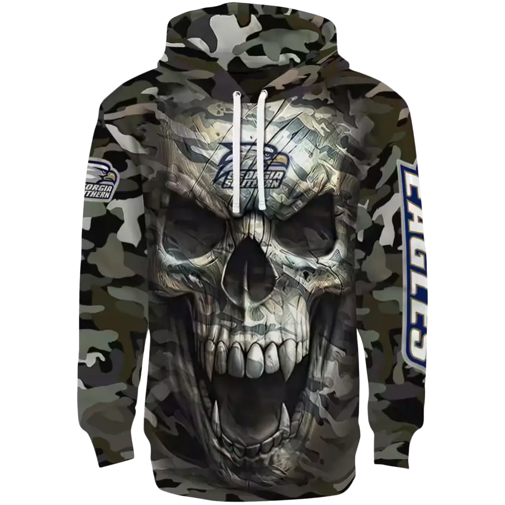 custom georgia southern eagles camo skull hoodie best selling custom georgia southern eagles camo skull hoodie best selling