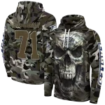 custom georgia southern eagles camo skull hoodie best selling