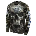 custom georgia southern eagles camo skull hoodie best selling