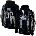custom georgia southern eagles distressed flag blue black hoodie best selling