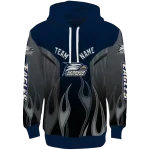 custom georgia southern eagles flame design blue hoodie best selling