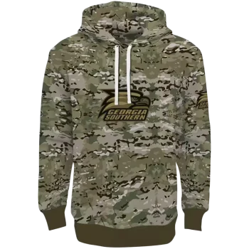 custom georgia southern eagles military style hoodie best selling