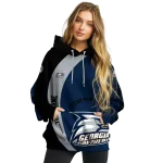 custom georgia southern eagles minimalist design blue black hoodie best selling