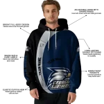 custom georgia southern eagles minimalist design blue black hoodie best selling