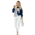 custom georgia southern eagles peeking snoopy blue hoodie best selling