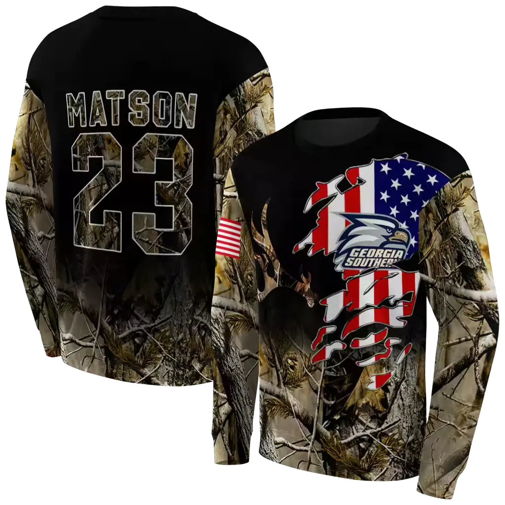 custom georgia southern eagles tree camo hoodie premium grade custom georgia southern eagles tree camo hoodie premium grade