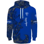 custom georgia state panthers deer silhouette blue hoodie best selling