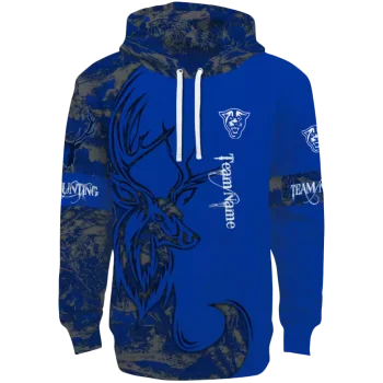 custom georgia state panthers deer silhouette blue hoodie best selling