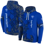 custom georgia state panthers deer silhouette blue hoodie best selling