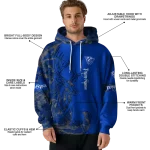 custom georgia state panthers deer silhouette blue hoodie best selling