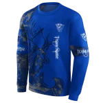 custom georgia state panthers deer silhouette blue hoodie best selling