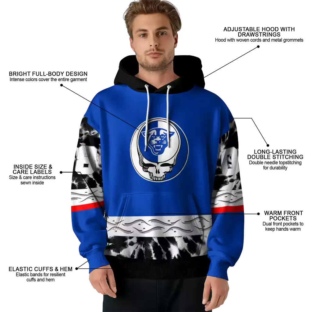 custom georgia state panthers grateful vibes blue hoodie latest model custom georgia state panthers grateful vibes blue hoodie latest model