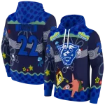custom georgia state panthers spongebob patrick star blue navy hoodie best selling