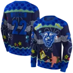 custom georgia state panthers spongebob patrick star blue navy hoodie best selling
