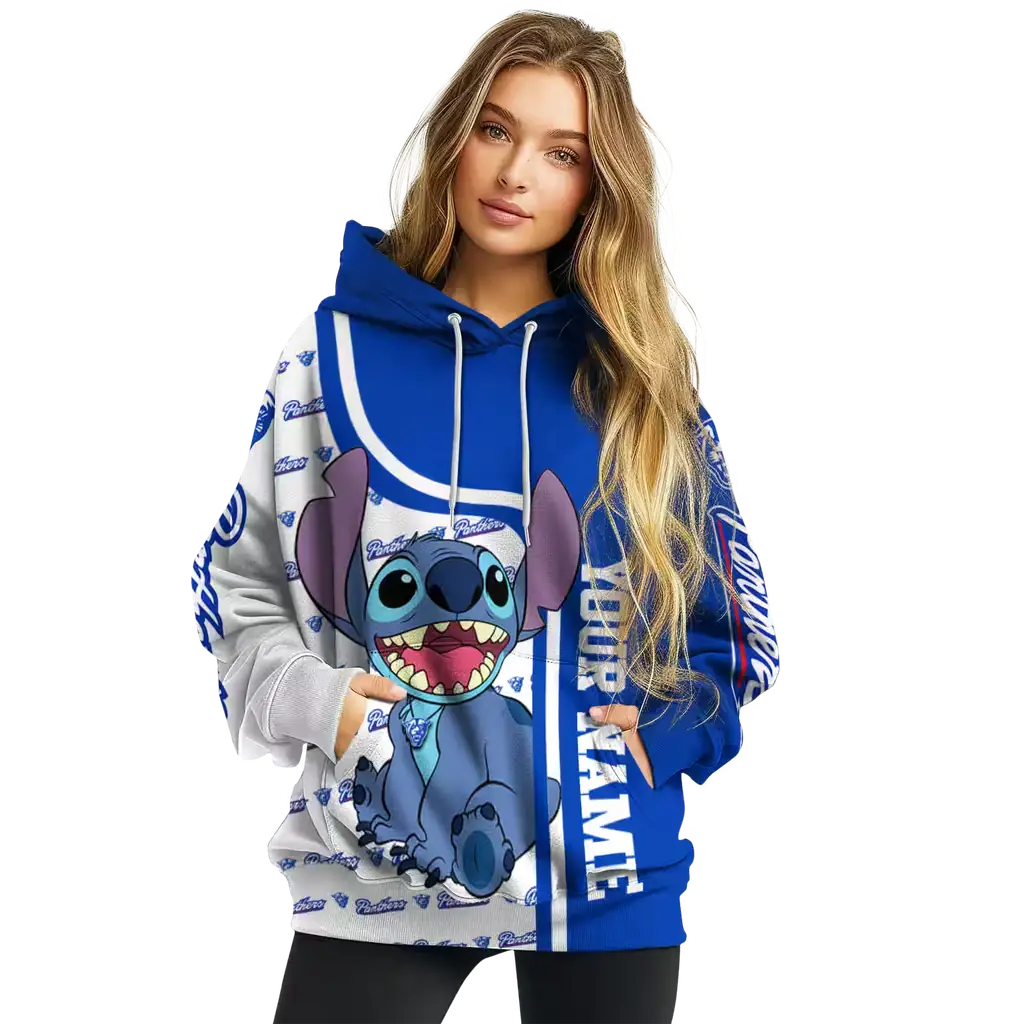 custom georgia state panthers stitch blue hoodie high quality custom georgia state panthers stitch blue hoodie high quality