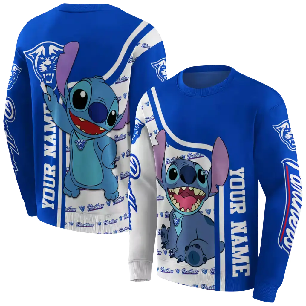 custom georgia state panthers stitch blue hoodie premium grade custom georgia state panthers stitch blue hoodie premium grade